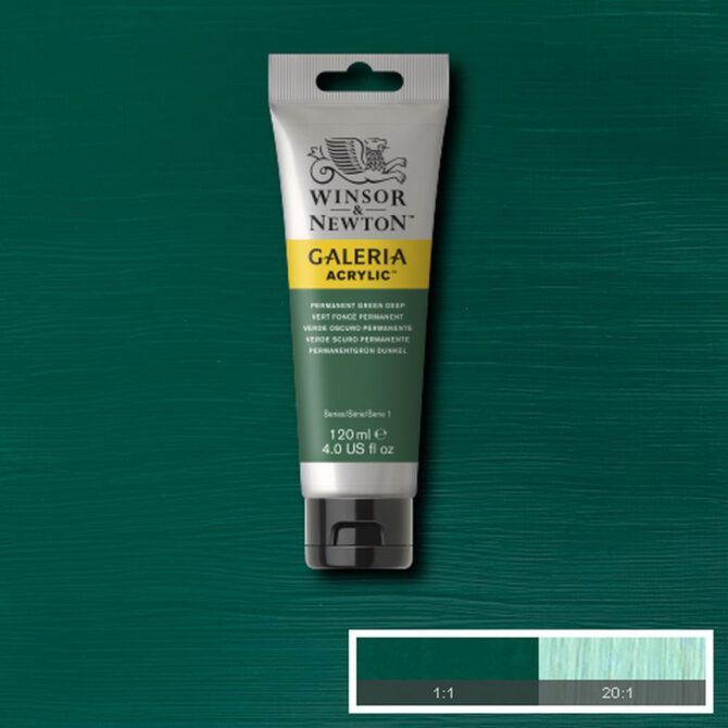 Galeria acrylverf Tube 120 ml - no.482 Permanent Green Deep