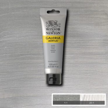 Galeria acrylverf Tube 120 ml - no.617 Metallic Silver