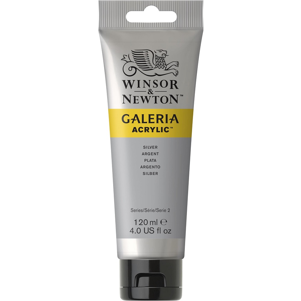 Galeria acrylverf Tube 120 ml - no.617 Metallic Silver