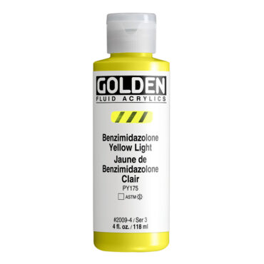 Golden Fluid Acrylics 118ml - 2009 Benzimidazolone Yellow Light (s3)