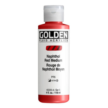 Golden Fluid Acrylics 118ml - 2220 Naphthol Red Medium (s5)