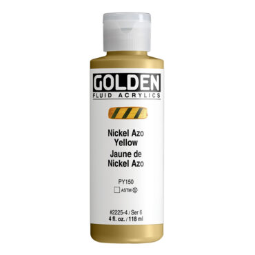 Golden Fluid Acrylics 118ml - 2225 Nickel AZo Yellow (s6)