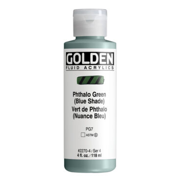 Golden Fluid Acrylics 118ml - 2270 Phthalo Green B.S. (s4)