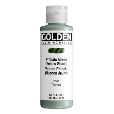 Golden Fluid Acrylics 118ml - 2275 Phthalo Green Y.S. (s4)