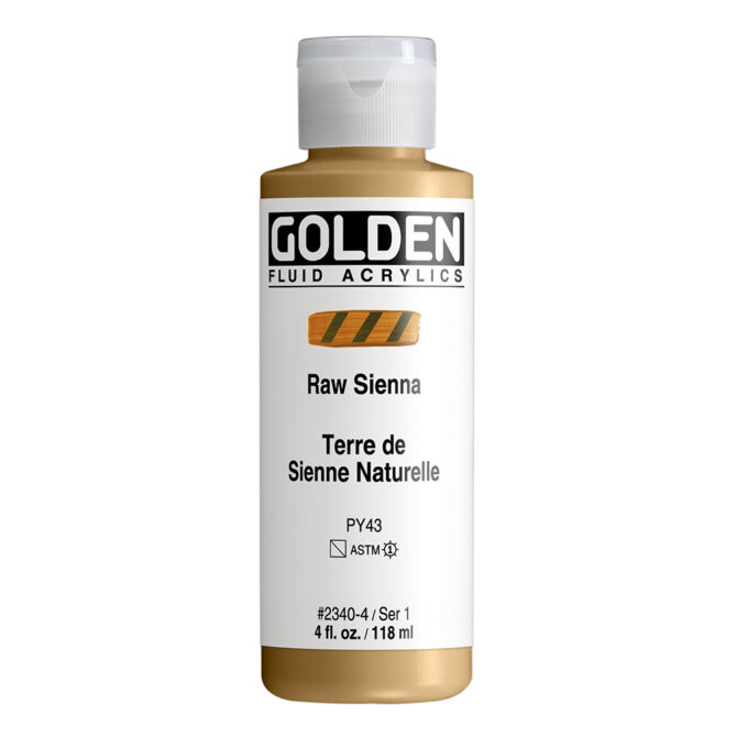 Golden Fluid Acrylics 118ml - 2340 Raw Sienna (s1)