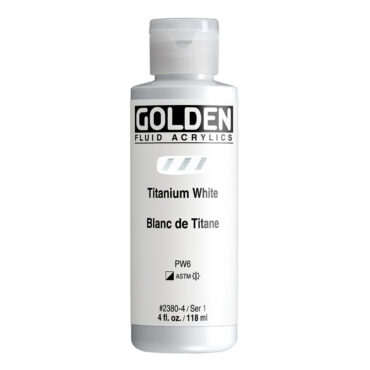 Golden Fluid Acrylics 118ml - 2380 Titanium White (s1)