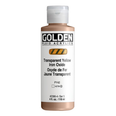 Golden Fluid Acrylics 118ml - 2386 Transparent Yellow Iron Oxide (s3)