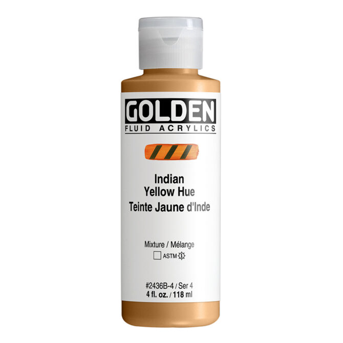 Golden Fluid Acrylics 118ml - 2436 Indian Yellow Hue (s4)