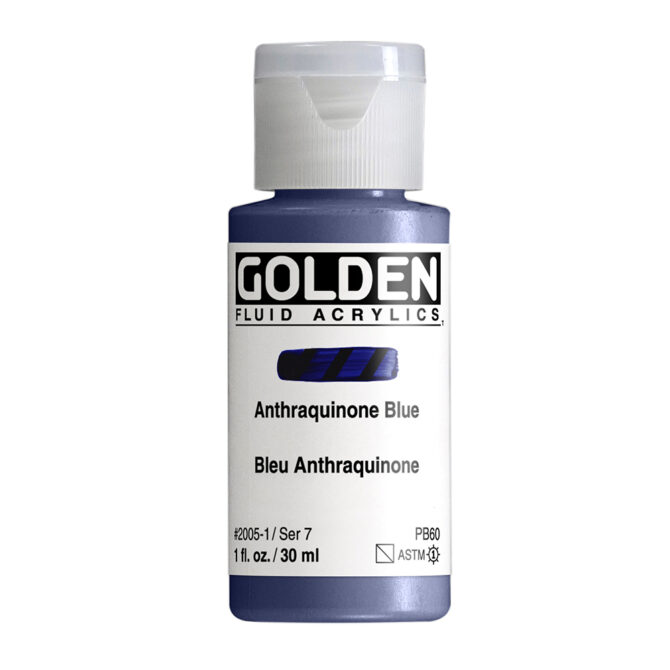 Golden Fluid Acrylics 30ml - 2005 Anthraquinone Blue (s7)