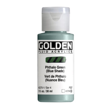 Golden Fluid Acrylics 30ml - 2270 Phthalo Green B.S. (s4)