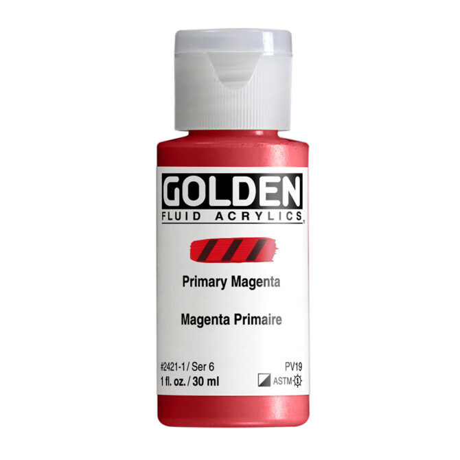 Golden Fluid Acrylics 30ml - 2421 Primary Magenta (s6)
