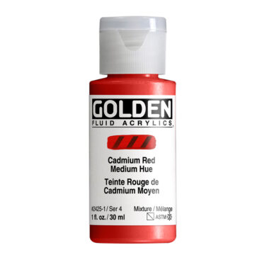 Golden Fluid Acrylics 30ml - 2425 Cadmium Red Medium Hue (s4)