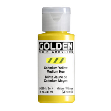 Golden Fluid Acrylics 30ml - 2428 Cadmium Yellow Medium Hue (s4)