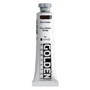 Golden Heavy Body Acrylics tube 59ml - 1030 Burnt Umber (s1)