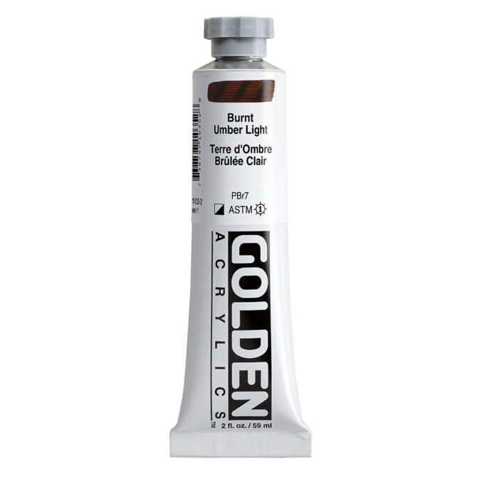 Golden Heavy Body Acrylics tube 59ml - 1035 Burnt Umber Light (s1)