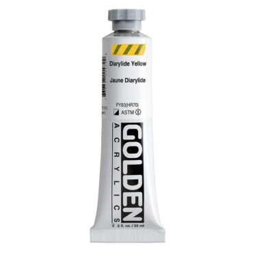 Golden Heavy Body Acrylics tube 59ml - 1147 Diarylide Yellow (s6)