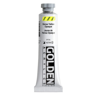 Golden Heavy Body Acrylics tube 59ml - 1191 Hansa Yellow Opaque (s4)