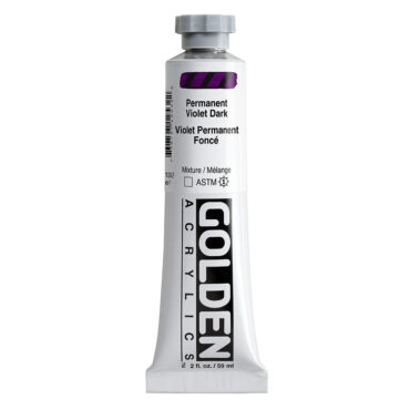 Golden Heavy Body Acrylics tube 59ml - 1253 Permanent Violet Dark (s7)