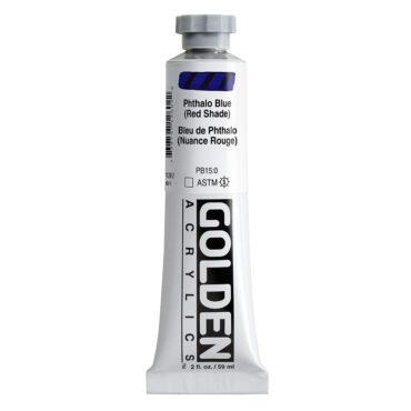 Golden Heavy Body Acrylics tube 59ml - 1260 Phthalo Blue (Red Shade) (s4)