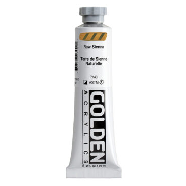 Golden Heavy Body Acrylics tube 59ml - 1340 Raw Sienna (s1)