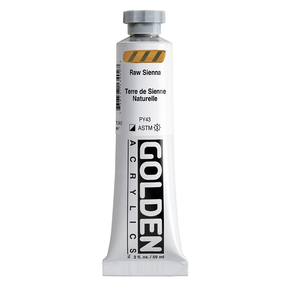 Golden Heavy Body Acrylics tube 59ml - 1340 Raw Sienna (s1)
