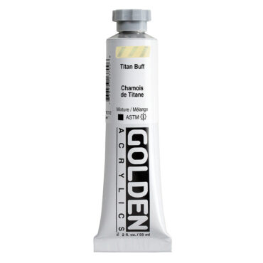 Golden Heavy Body Acrylics tube 59ml - 1370 Titan Buff (s1)