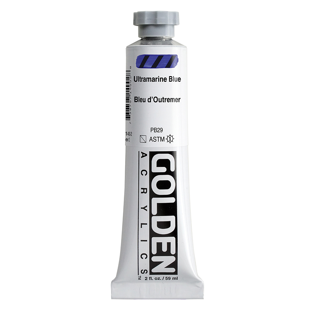 Golden Heavy Body Acrylics tube 59ml - 1400 Ultramarine Blue (s2)