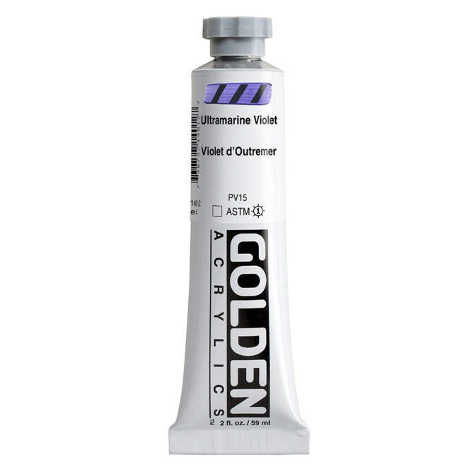 Golden Heavy Body Acrylics tube 59ml - 1401 Ultramarine Violet (s4)