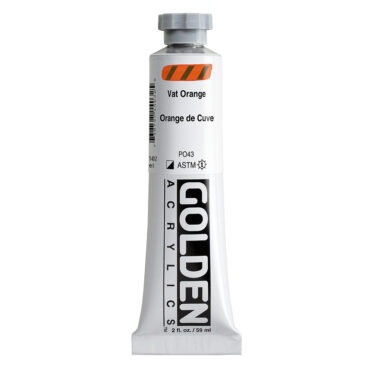 Golden Heavy Body Acrylics tube 59ml - 1403 Vat Orange (s8)