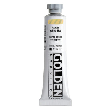 Golden Heavy Body Acrylics tube 59ml - 1459 Naples Yellow Hue (s2)