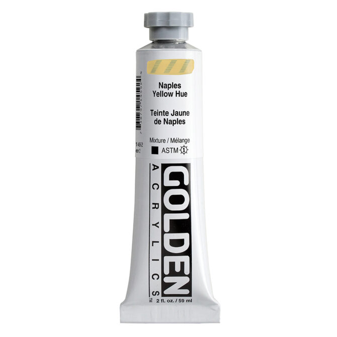 Golden Heavy Body Acrylics tube 59ml - 1459 Naples Yellow Hue (s2)