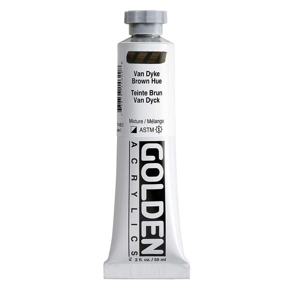 Golden Heavy Body Acrylics tube 59ml - 1462 Vandyke Brown Hue (s3)