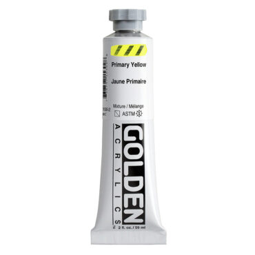Golden Heavy Body Acrylics tube 59ml - 1530 Primary Yellow (s2)