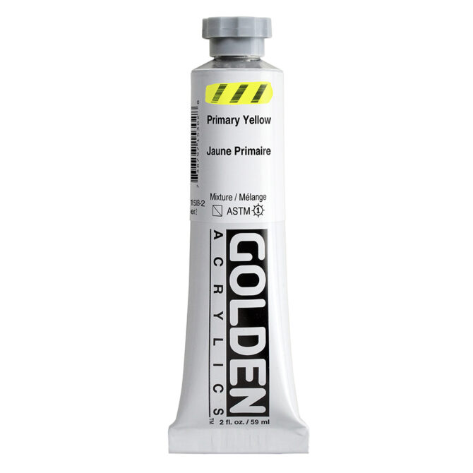 Golden Heavy Body Acrylics tube 59ml - 1530 Primary Yellow (s2)