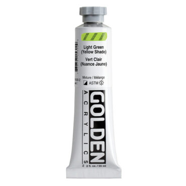 Golden Heavy Body Acrylics tube 59ml - 1560 Light Green (Yellow Shade) (s3)