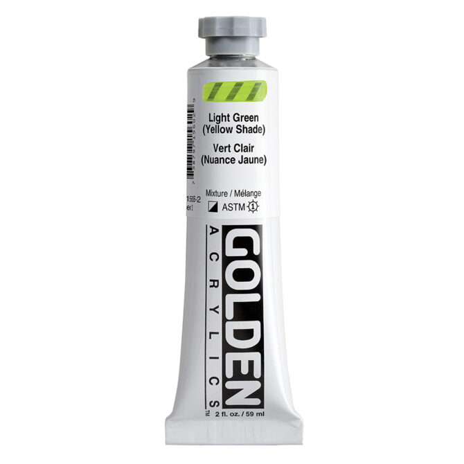Golden Heavy Body Acrylics tube 59ml - 1560 Light Green (Yellow Shade) (s3)