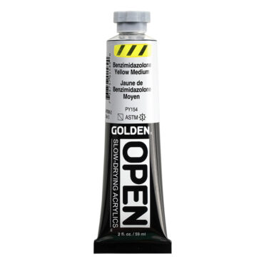 Golden OPEN Acrylics tube 59ml - 7008 Benzimidazolone Yellow Medium (s3)