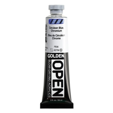Golden OPEN Acrylics tube 59ml – 7050 Cerulean Blue Chromium (s7)