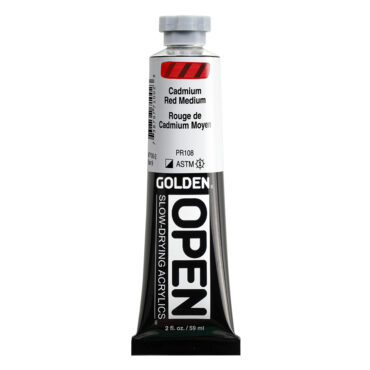 Golden OPEN Acrylics tube 59ml – 7100 C.P. Cadmium Red Medium (s9)