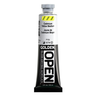 Golden OPEN Acrylics tube 59ml – 7130 C.P. Cadmium Yellow Medium (s7)