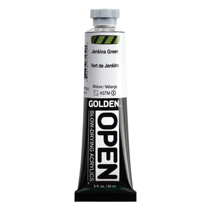 Golden OPEN Acrylics tube 59ml – 7195 Jenkins Green (s7)