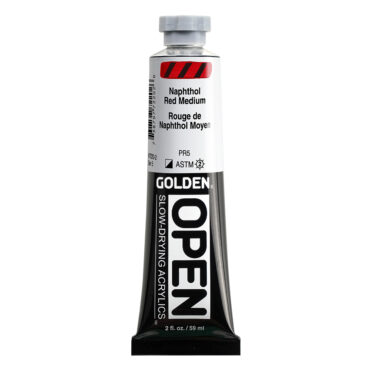 Golden OPEN Acrylics tube 59ml – 7220 Naphthol Red Medium (s5)