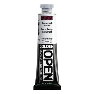 Golden OPEN Acrylics tube 59ml - 7252 Permanent Maroon (s7)