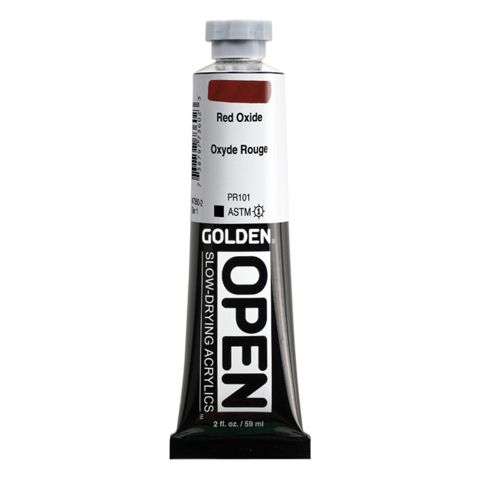 Golden OPEN Acrylics tube 59ml – 7360 Red Oxide (s1)