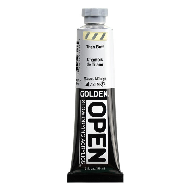Golden OPEN Acrylics tube 59ml – 7370 Titan Buff (s1)