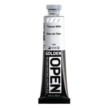 Golden OPEN Acrylics tube 59ml – 7380 Titanium White (s1)