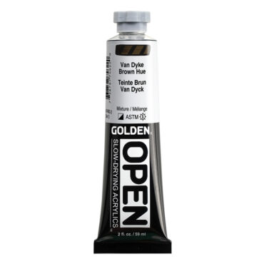 Golden OPEN Acrylics tube 59ml – 7462 Van Dyke Brown Hue (s3)