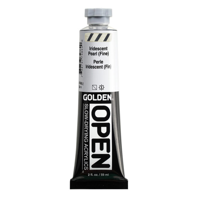 Golden OPEN Acrylics tube 59ml - 7486 Iridescent Pearl Fine (s4)