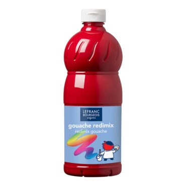 L&B Redimix plakkaatverf 1000ml - 028 Primair Rood