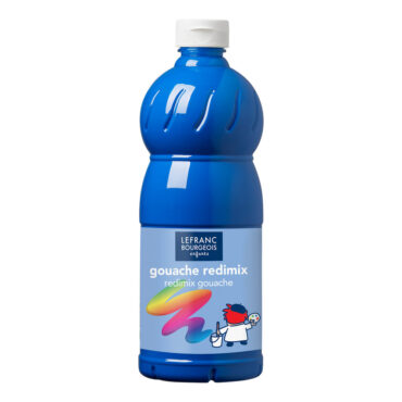 L&B Redimix plakkaatverf 1000ml - 032 Primair Blauw